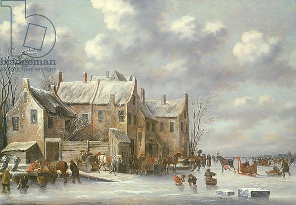 Winter Scene with View at Medemblik