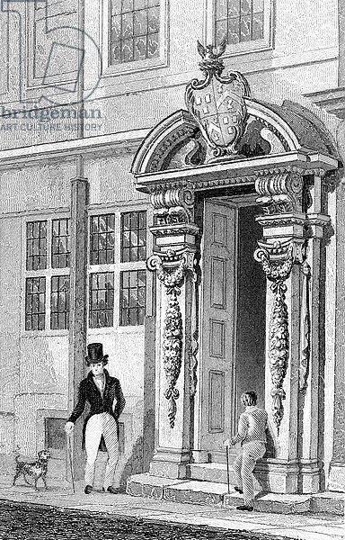 Painter Stainer's Hall, Little Trinity Lane, engraved by J. Tingle