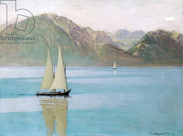 Boat on Lake Geneva, 1892