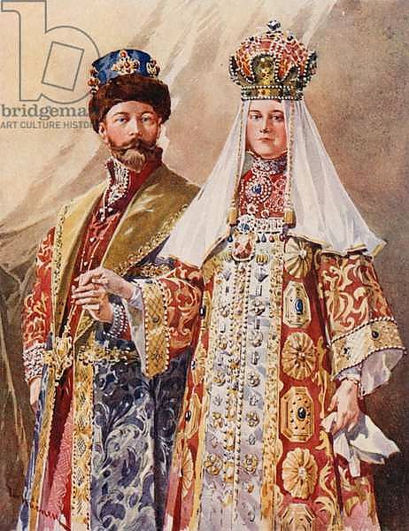 Emperor and Empress in Ancient Dress