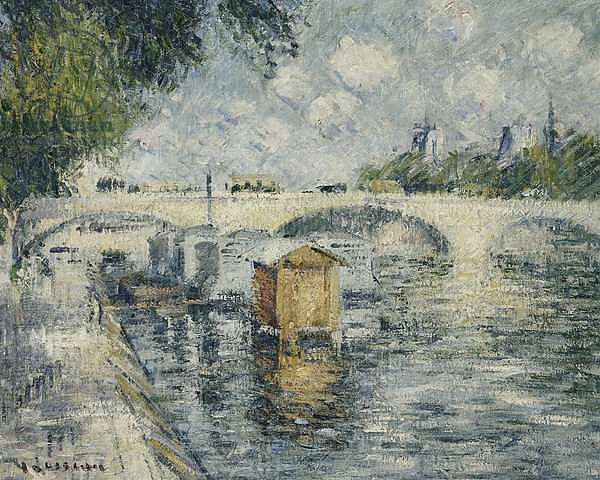 Le Pont Louis Philippe, Paris, 1925