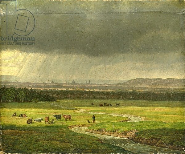 Landscape with Dresden in the Distance, 1830