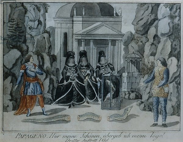 Scene from 'The Magic Flute' by Wolfgang Amadeus Mozart 3