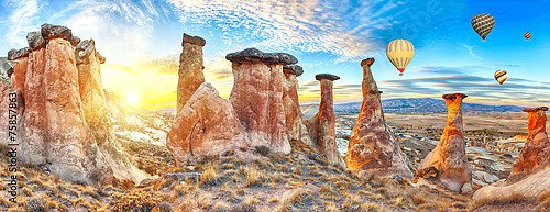 Скалы-грибы, Турция
