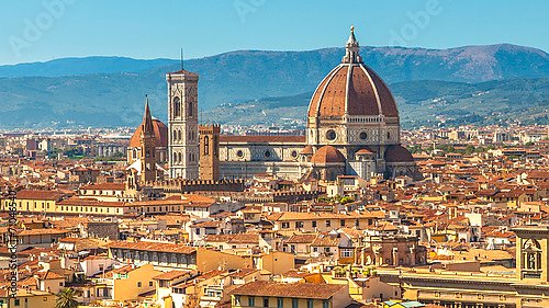 Италия. Флоренция. Панорама исторической части города