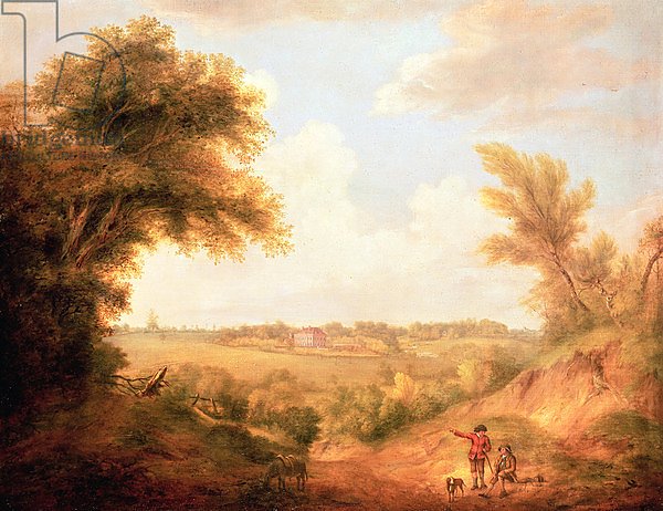 Landscape with house, 18th century