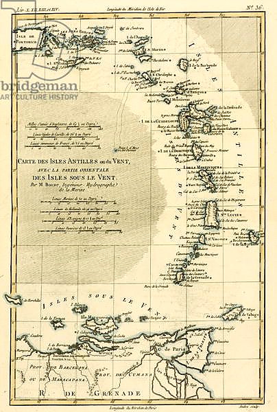 Windward Islands, with the part of the Leeward Islands, 1780