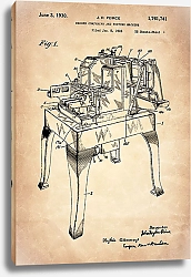 Постер Патент на учётнаую машину IBM, 1930г