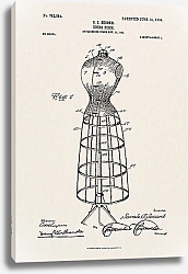 Постер Патент на манекен, 1904г