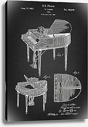 Постер Патент на рояль, 1937г