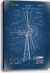 Постер Патент на ветряную турбину, 1944г