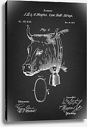 Постер Патент на колокольчик для коровы, 1871г