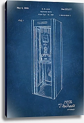 Постер Патент на телефонную будку, 1943г