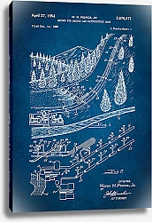 Постер Патент на снегогенератор, 1954г