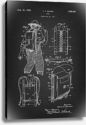 Постер Патент на рюкзак, 1924г