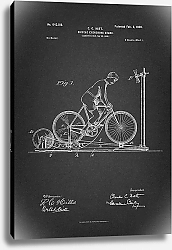 Постер Патент на велотренажер, 1900г