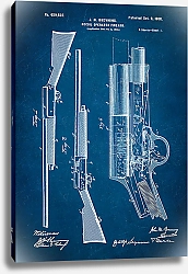 Постер Патент на ружьё Browning, 1900г