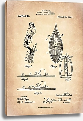 Постер Патент на танцевальную обувь, 1913г