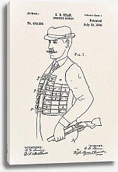 Постер Патент на жакет для стрельбы, 1892г