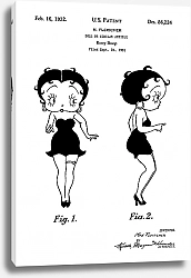 Постер Патент на героиню Betty Boop, 1932г