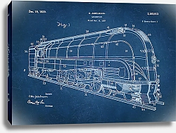 Постер Патент на локомотив, 1939г