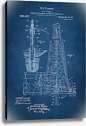 Постер Патент на комбинированную гидравлическую буровую, 1911г