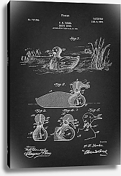 Постер Патент на приманку для охоты на уток, 1903г