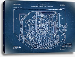 Постер Патент на ядерный реактор,1960г