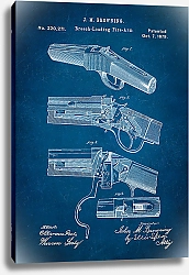 Постер Патент на устройство ружья Winchester, 1879г