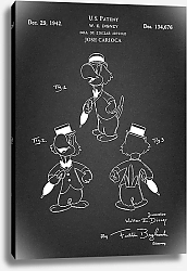 Постер Патент на героя Jose Carioca, Disney, 1942г