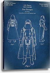 Постер Патент на героя Star Wars - Star Trooper, 1985г