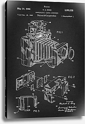 Постер Патент на фотокамеру Poloroid, 1966 г.