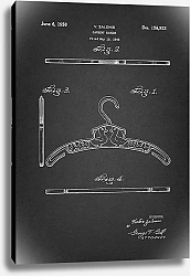 Постер Патент на вешалку для одежды, 1950г