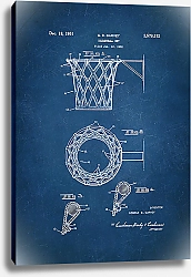 Постер Птаент на сетку для баскетбольного кольца,  1951г
