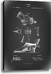 Постер Патент на шпоры для ковбойских сапог, 1877г