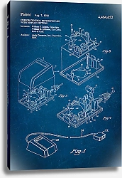 Постер Патент на компьютерную мышь Apple, 1984г