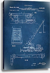 Постер Патент на подъемный кран,1966г