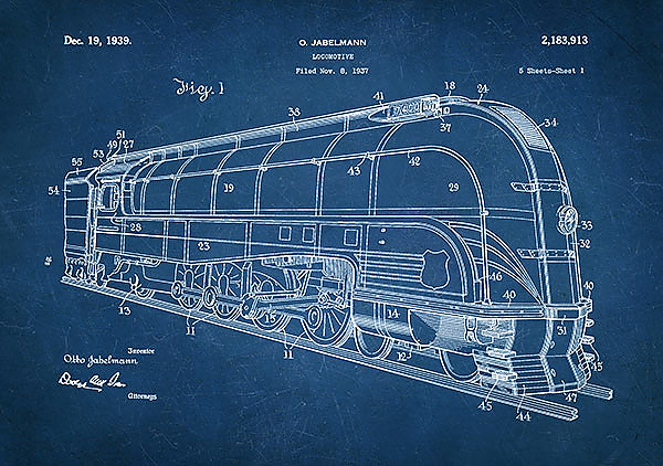 Патент на локомотив, 1939г