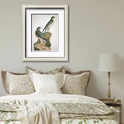 «Peregrine Falcon» в интерьере спальни в стиле прованс над кроватью