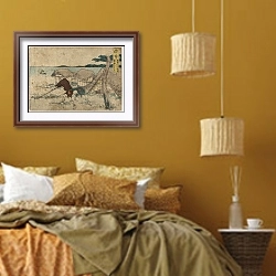 «Yui» в интерьере спальни  в этническом стиле в желтых тонах