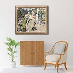 «Ansicht von Positano» в интерьере в классическом стиле над комодом