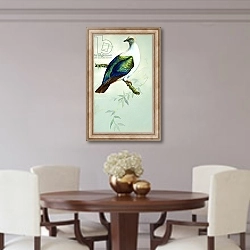 «Imperial Fruit Pigeon» в интерьере столовой в классическом стиле