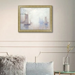 «Blue Sails,» в интерьере в классическом стиле в светлых тонах