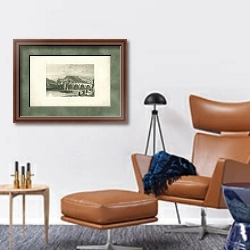 «Huy 1» в интерьере кабинета с кожаным креслом