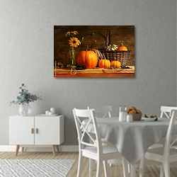 «Осенний натюрморт» в интерьере современной столовой