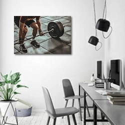 «Жим 1» в интерьере современного офиса в минималистичном стиле