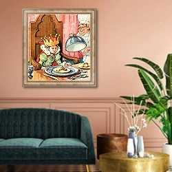 «Norman Gnome 64» в интерьере классической гостиной над диваном