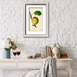 «Яблоко Золотой пепин Франклина» в интерьере в стиле прованс над столиком