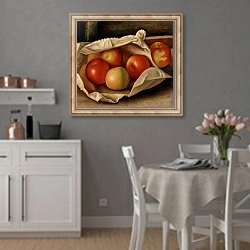 «Apples in a Bag, 1925» в интерьере современной кухни