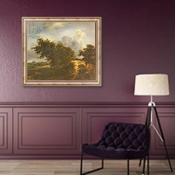 «The Bush» в интерьере в классическом стиле в фиолетовых тонах